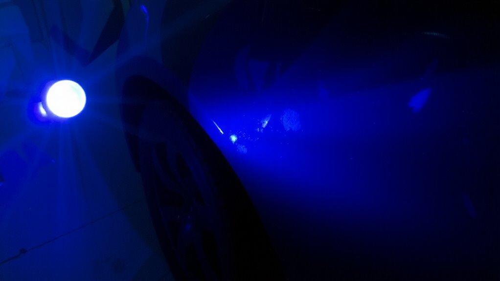 365nm uv flashlight detection