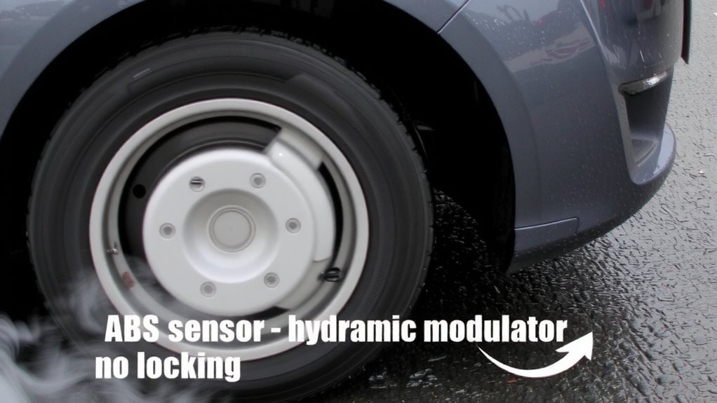 abs prevents skids maintains control