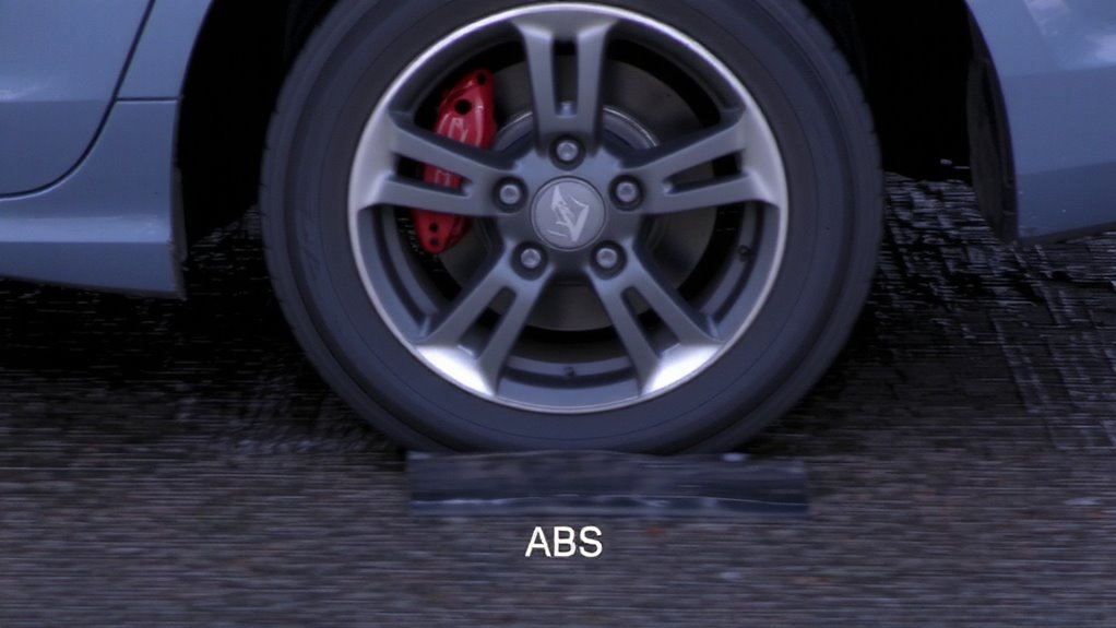 abs pulses brakes to prevent lockup