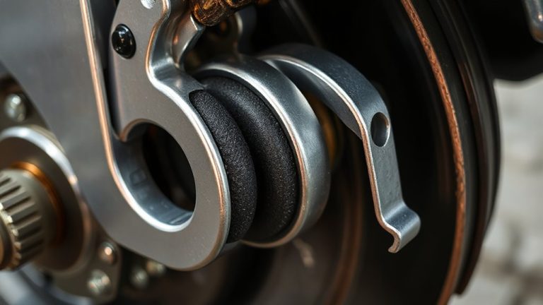 acoustic clips suppress brake noise