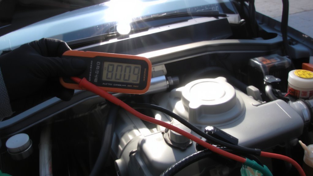 alternator charging system fault
