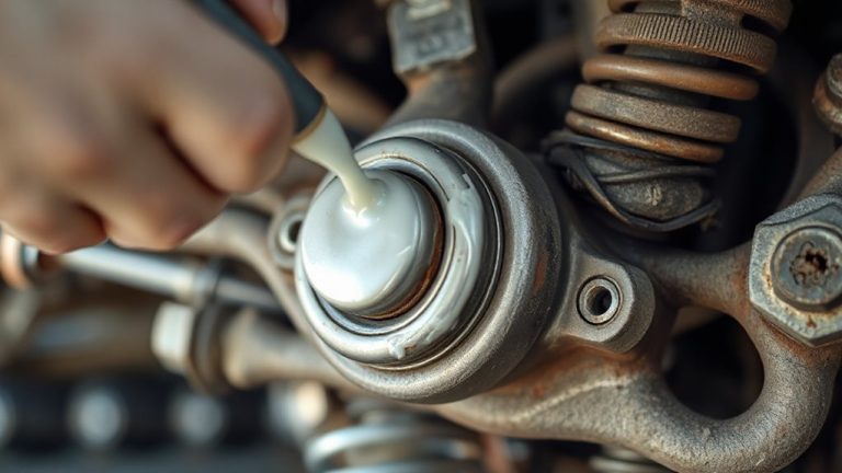 apply rust inhibiting grease properly
