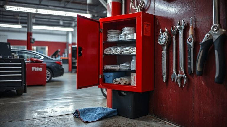 automotive workshop first aid