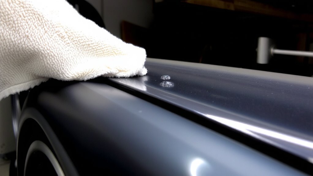 avoid harsh cleaning tools