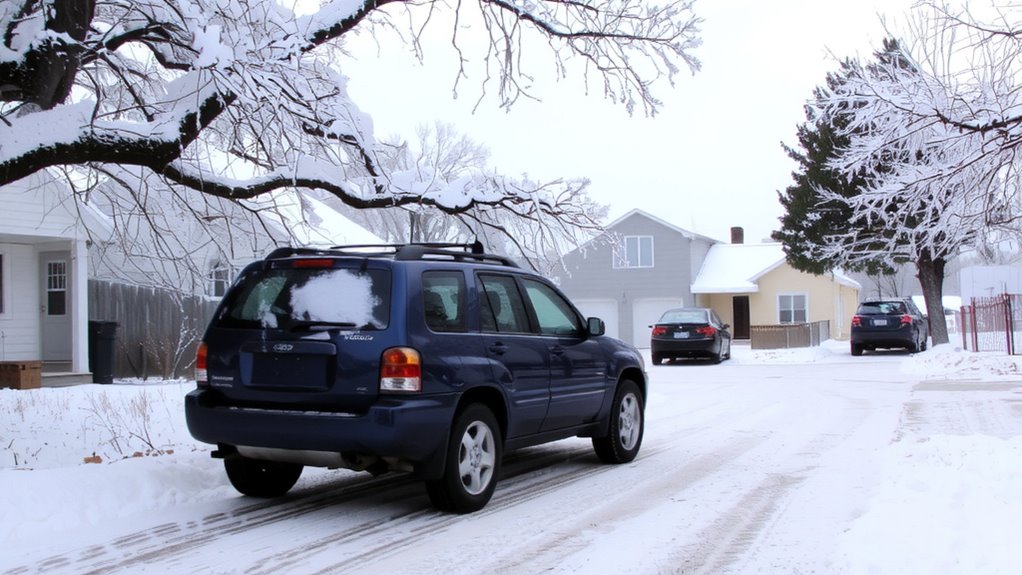 avoid trees in snowstorms