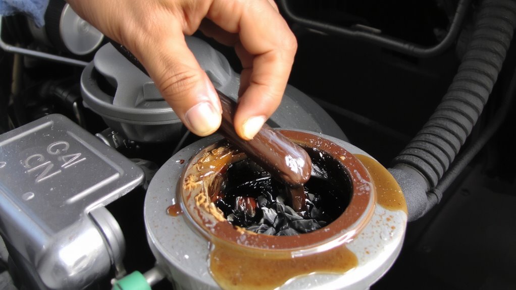 bad fluid causes hard shifts