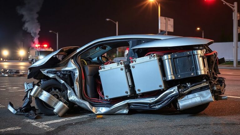 battery safety in crashes