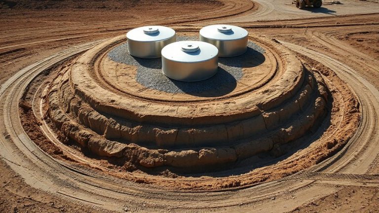 berms around diesel tanks