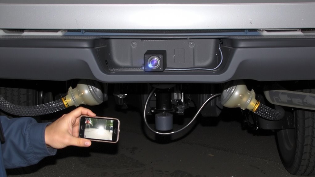 bluetooth backup camera night vision