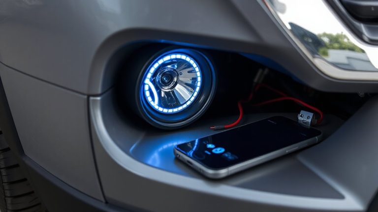 bluetooth fog light control