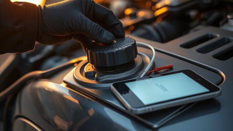 bluetooth fuel cap leak alerts