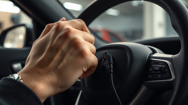 bluetooth steering wheel wrap with grip sensors