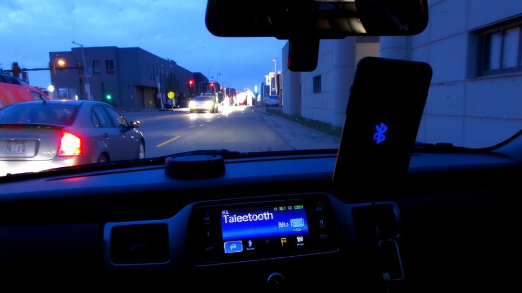 bluetooth syncs driving scores automatically