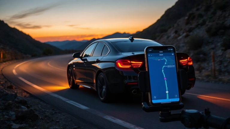 bluetooth syncs headlights with gps