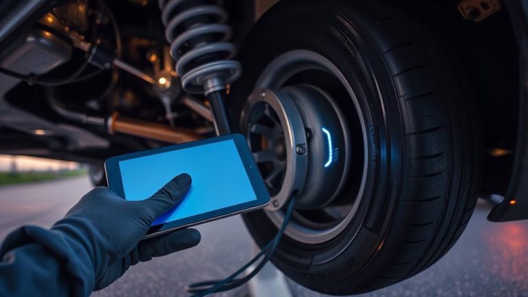 bluetooth syncs parking assist with wheel sensors