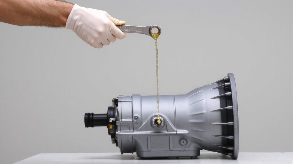 break in transmission after fluid change