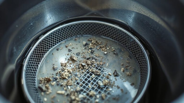 built in filter traps