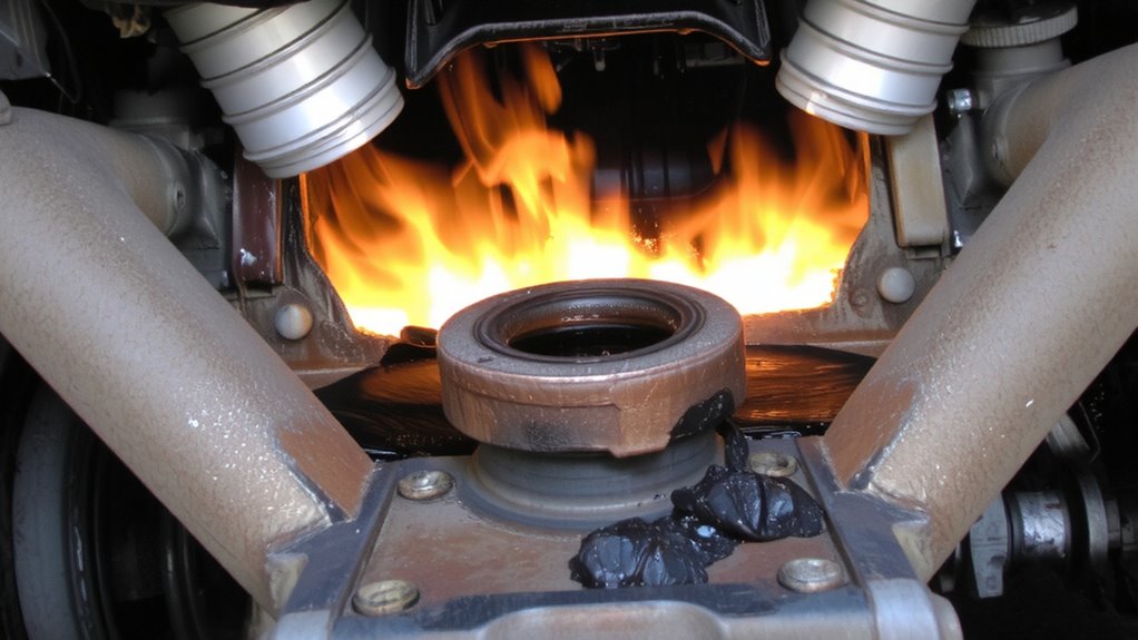 burning smell from overheated differential