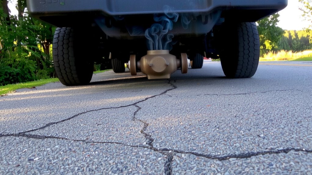 burning smell overheating differential