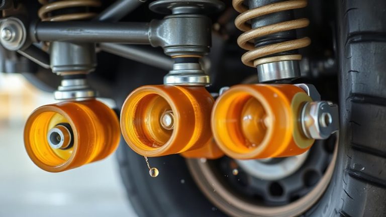 bushing hardness affects ride