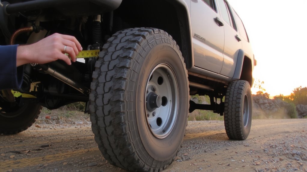 calculate clearance for larger tires