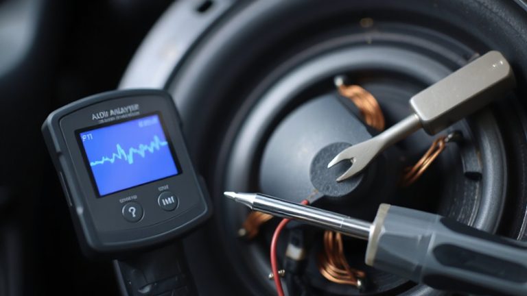 car audio speaker diagnosis