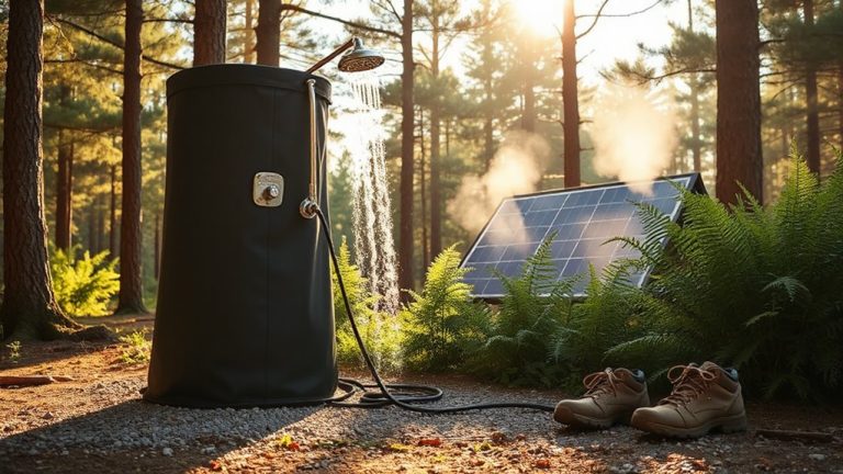 car camping shower solutions
