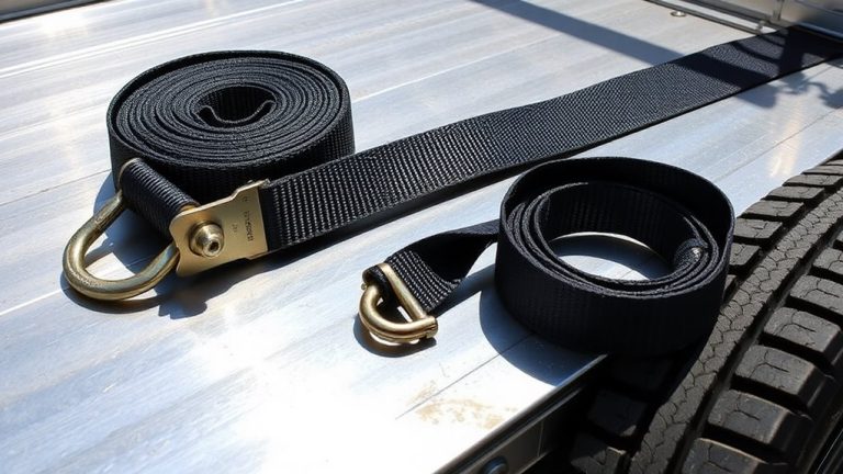 car hauler tie down straps