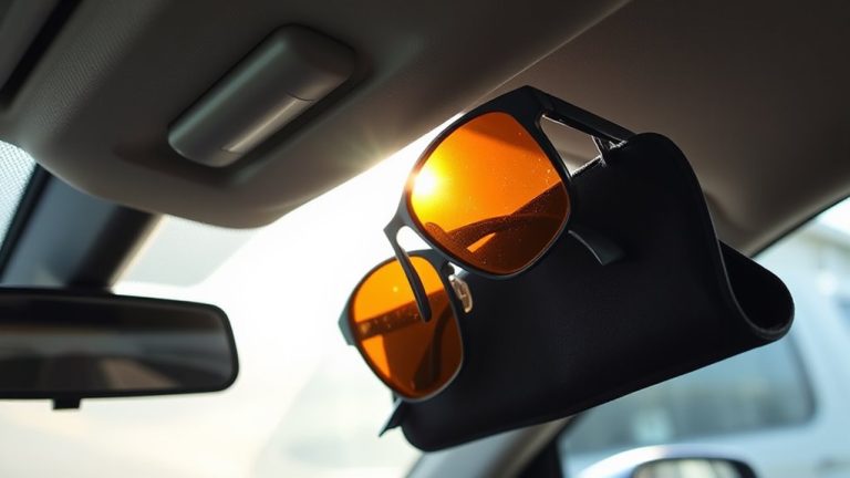 car sunglasses holder solutions