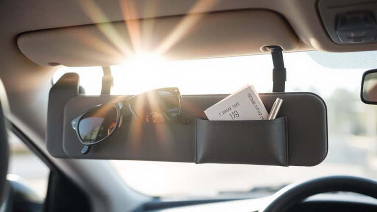 car visor organizers for tidiness