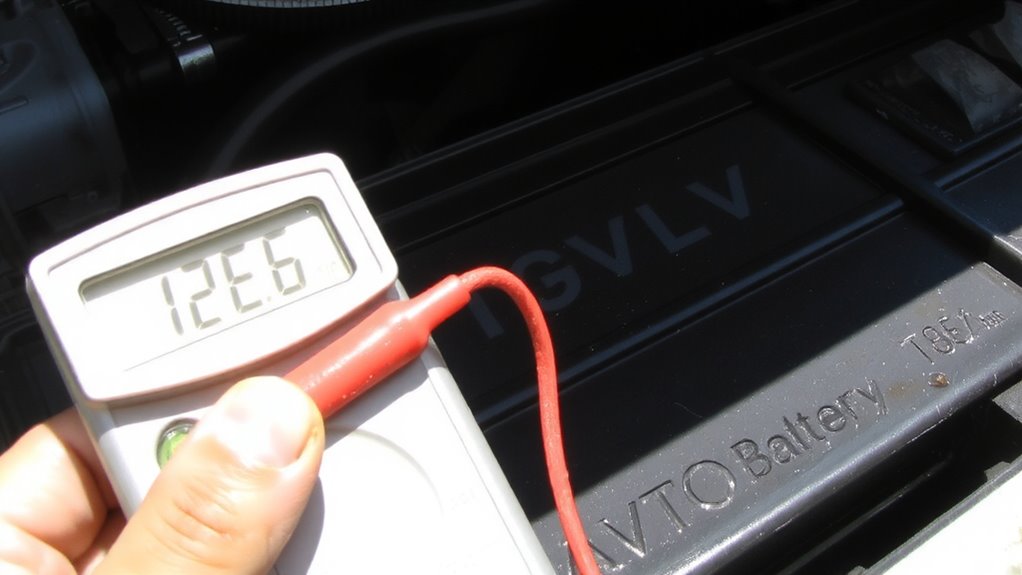 check battery voltage accurately