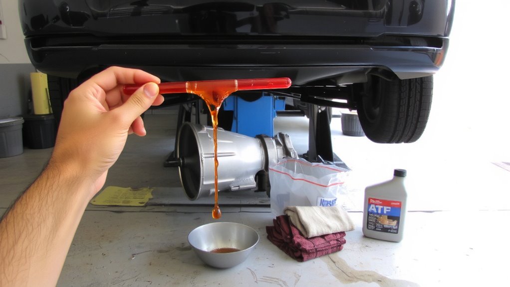 check fluid color and condition