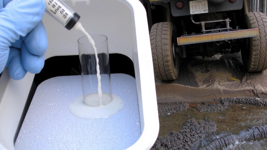 check fluid for contamination