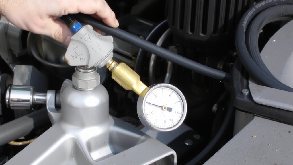 check fuel pressure accurately