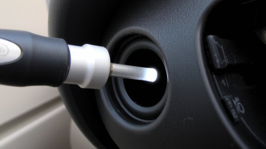 check socket voltage with test light