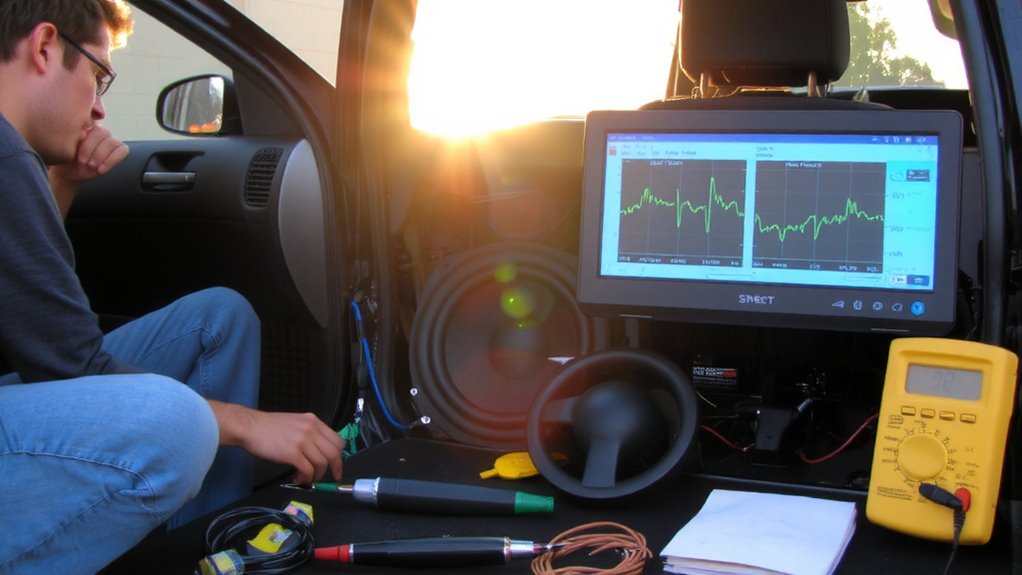 check speaker polarity phase