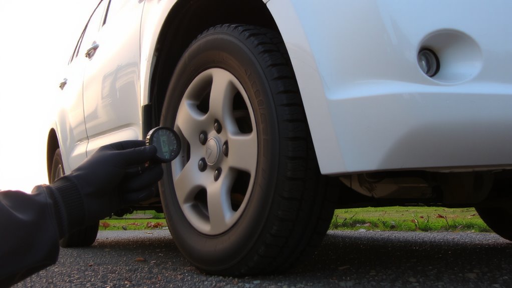 check tire psi and rot