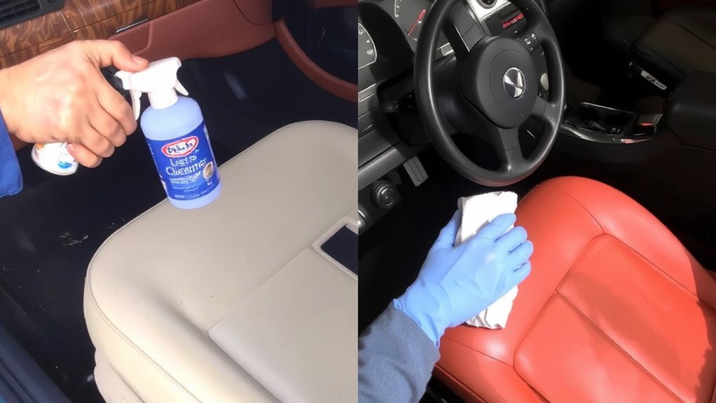 chemical residue damages interiors