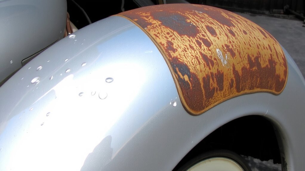 chrome deterioration without wax