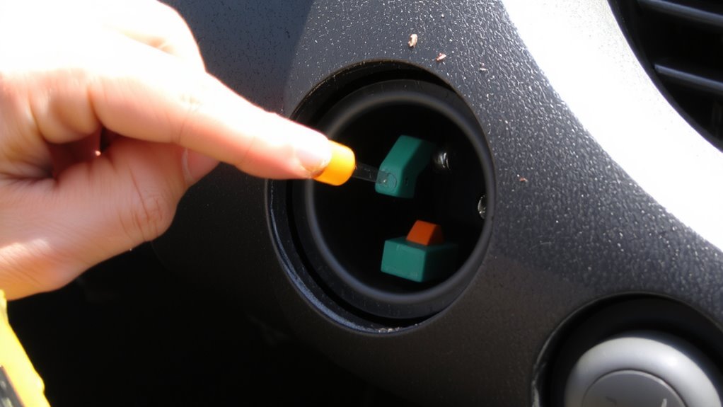cigarette lighter fuse location