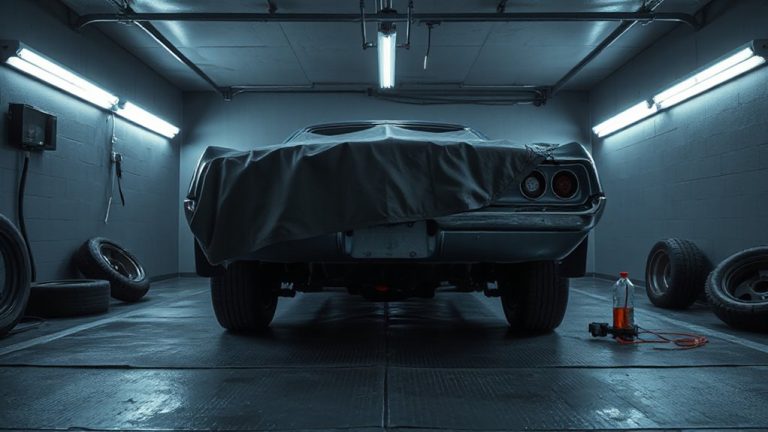 classic car storage preparation