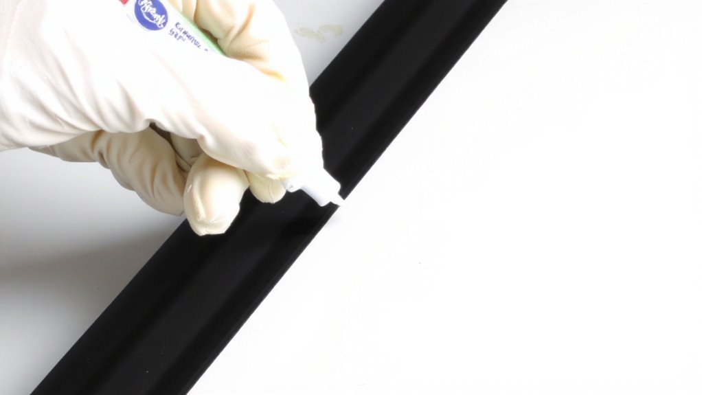 clean abrade test apply