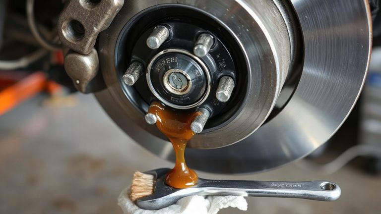 clean brake caliper slide pins