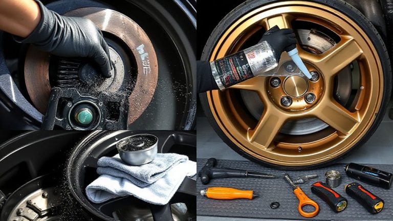 clean brake dust safely