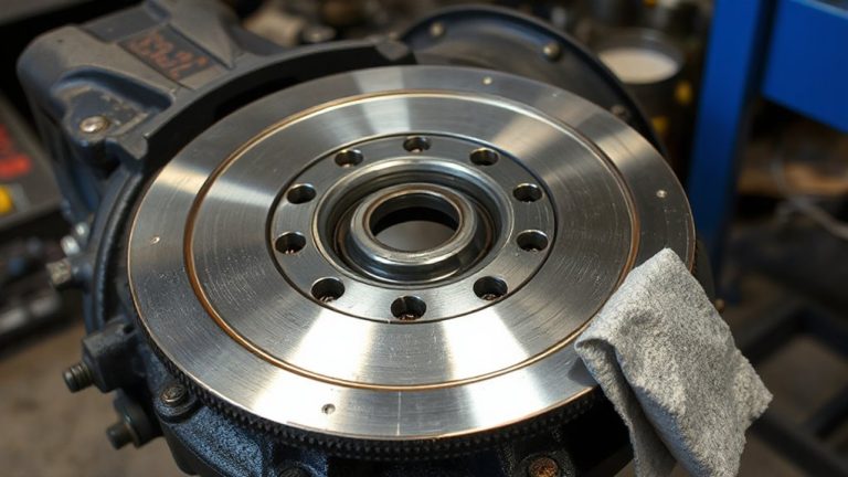 clean flywheel surface properly