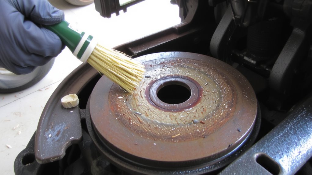 clean flywheel surface properly