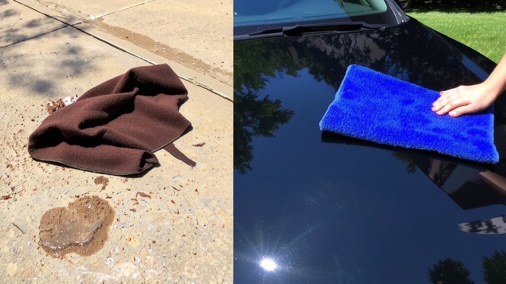clean microfiber prevents streaks