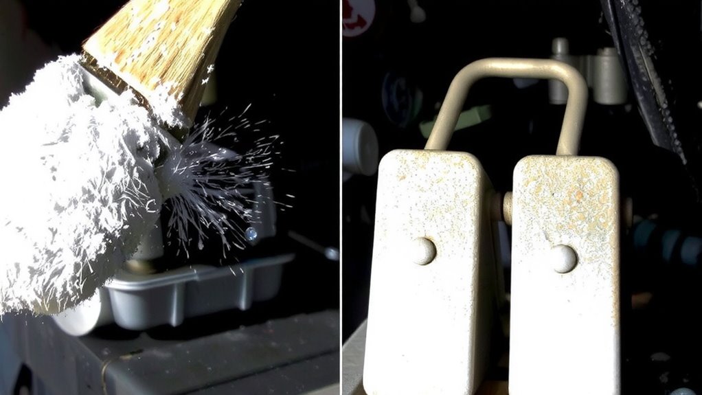 clean terminals with baking soda