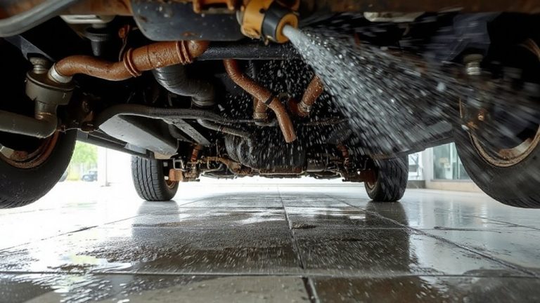 clean undercarriage before film application