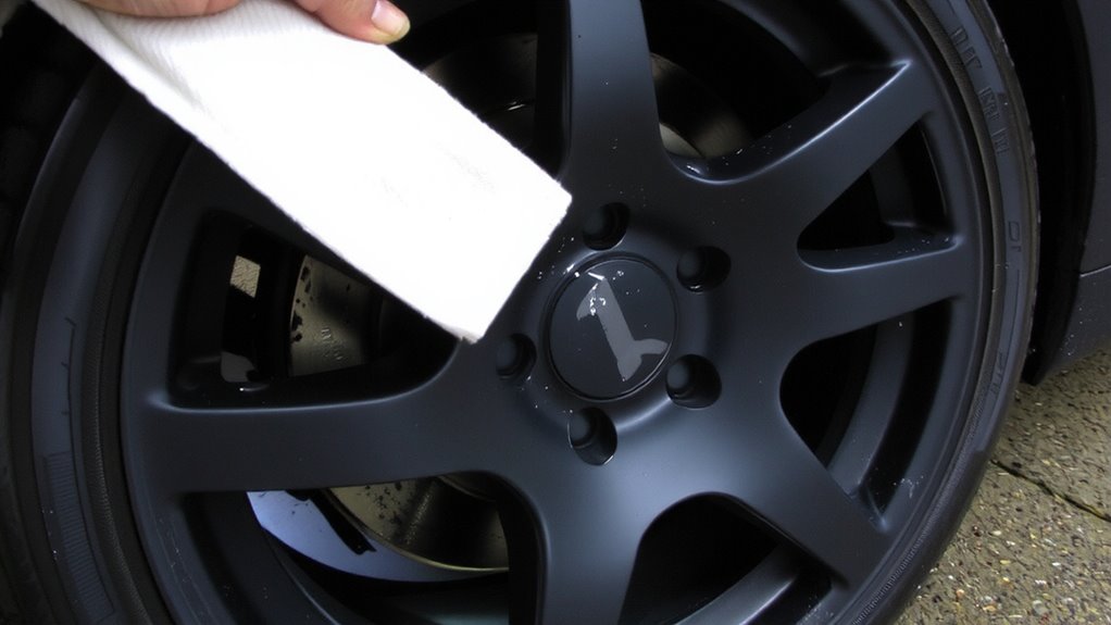 clean wheels thoroughly first